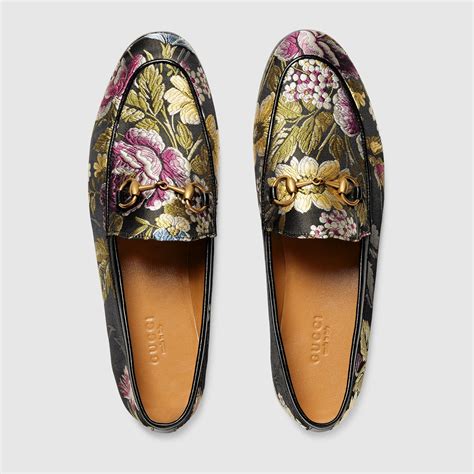 gucci gold silver jacquard loafers dragon|Gucci g loafers.